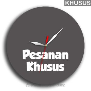 Jam Dinding Custom Pesanan Khusus