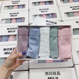 Set quần lót cotton cao cấp Nhật Bản Muji Chất liệu cotton mềm mịn độ co dãn cực kỳ