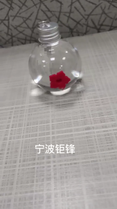 Hummingbird Hanging Feeder Plastic Hanging Water Feeding Set Clear Bulb Shape Easy to Use Outdoor Bird Feeding Tool