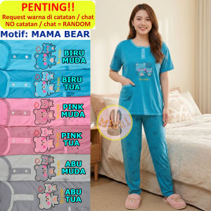 Sumishop Baju Tidur Wanita Dewasa Terbaru Babydoll CP Kaos Allsize Celana Panjang LD100