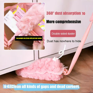 Dust Collector Wet Dry Convenient Storage Cleaning Tools Extended Shaft Adjustable Elastic Gear Structure