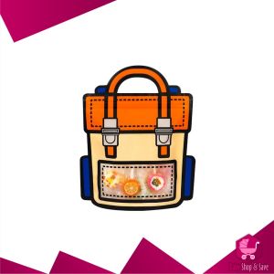 BabyShop-C1094 Plastik Bingkisan Ziplock Motif Tas Ransel / Goodie Bag Birthday 3D Plastik Souvenir