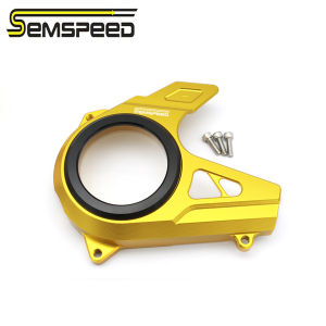 SEMSPEED Motorcycle CNC Side Chain Guard Transmission Sprocket Cover Protection For CF MOTO 800NK 800 NK 2023-2024