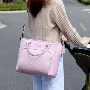 กระเป๋าแม่แฟชั่นความจุขนาดใหญ่กระเป๋าแม่และเด็กผลิตภัณฑ์ฉนวนกันความร้อนกระเป๋าระดับไฮเอนด์ความรู้สึกแม่เดินทางแม่และเด็กกระเป๋าถือฉนวนกันความร้อนกระเป๋าอาหารไหล่เดียว