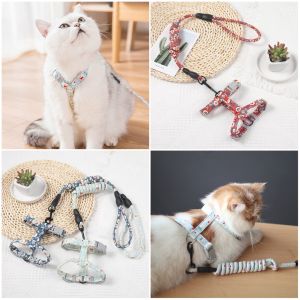 Pet Harness Dog Cat H-Motif Ryu Tali Tuntun Hewan Harnes Anjing Kucing
