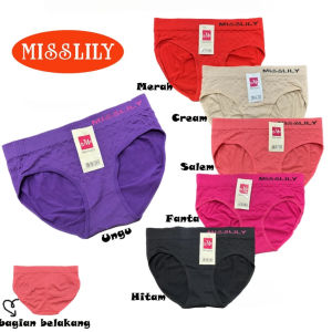 PROMO 6PCS 3PCS Celana Dalam Rajut Import/ CD Rajut Misslily