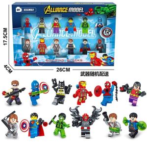 6/12/24 PcsMinecraft Building Blocks Set: Ninja Minifigures Sanrio Hello  Batman Sonic & Stitch  Kids Gift