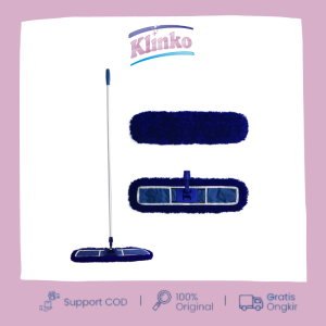 Klinko - Lobby Duster  Full set Sapu Debu / sapu Lobby / loby duster / Alat Sapu Debu / Isi Ulang