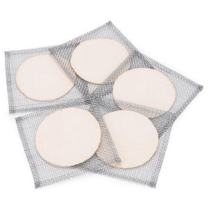 5psc Wire Gauze Square with Ceramic CenterBunsen Burner Heating Gasket Laboratory Supplies