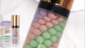 Jaysuing Three-Color Isolation Cream Concealer Isolation Cream Skincare Moisturizing Covers Blemishes Smooths Long-Lasting Makeup