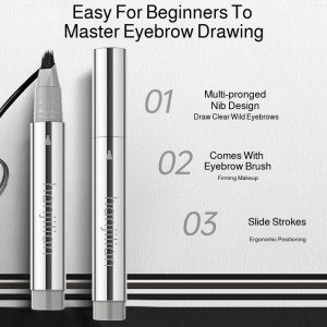 Multi-Pronged Waterproof 3d Eyebrow Pencil Natural Dimensional Wild Soft Eye Brow Pencil Long Lasting Silky Easy To Color