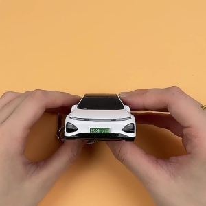 XPENG G6 ABS car Key case shell sleeve car model keychain case buckle with light creative gift