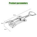 Red Wine Opener Corkscrew Wine Bottle Opener Stainless Steel Wing Style Red Wine Corkscrew Bottle Pull Opener Wine Cork Tool Wine Opener Stainless Steel Red Wine Opener Wing Type Metal Sommeliers Corkscrew Bottle Openers Corkscrews Wine Cork Remover. 