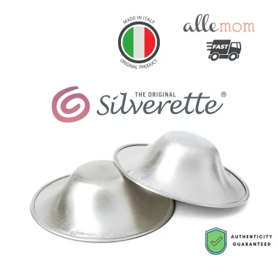 SILVERETTE® Silver Nursing Cups for Sore Breastfeeding Nipples
