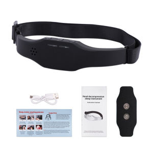 Salorie Electric Head Massager Sleep Monitor Migraine Pain Relief Massager Insomnia Release Stress Sleep Therapy Machine Relaxation