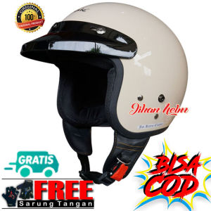 HELM BOGO SNI / HELM BOGO CLASSIC JM CREAM TERBARU