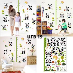 WALLSTICKER WALL STICKER STIKER DINDING MOTIF GAMBAR PANDA LUCU DEKORASI HIASAN DEKOR WALLPAPER PAPER RUMAH RUANG KELUARGA TAMU DECOR PINTU JENDELA LEMARI KACA SETIKER WALLSTIKER WALSTICKER PENGUKUR BADAN ANAK ANAK PAJANGAN DINDING PANDA MURAH