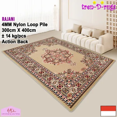 Tren-D-rugs Karpet jumbo eropa vintage persian abstrak alas lantai ruang tamu 300 cm x 400 cm - NMs