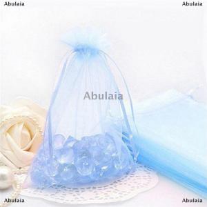 [COD] Abulaia Lianjing 50pc Organza Gift Bags Jewelry Candy Bag Wedding Favors Bags Mesh Gift Pouches