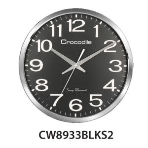 100% ORIGINAL Crocodile Quiet Sweep Analogue Wall Clock (Jam Dinding) CW8933
