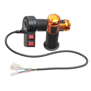 GS 24V/36V/48V/64V/72V/96V Electric Scooter Forward Reverse Throttle Handlebar Grip E-Bike Throttle Grip Electric Bike Throttle Grip Speed Control