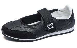 [JSJK] Korean Style Sneakers Flats Casual Velcro Strap Mary Jane Outdoors For Women Shoes #MN015