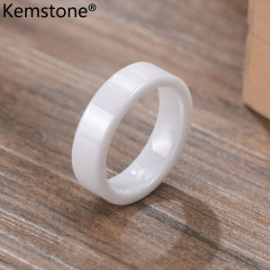 Kemstone Ceramic Mens Ring Hip Hop Style Fashion Jewelry
