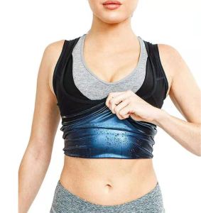 Fitness Sauna Vest Premium Workout Tank Top Sweat Shaper Polymer for Slimming Weight Loss