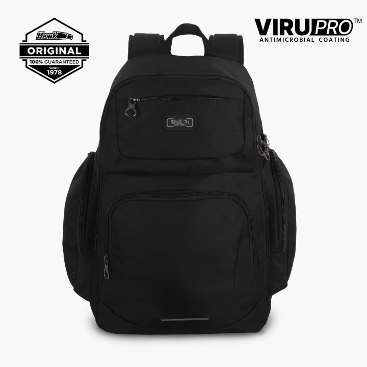 Hawk 5814 Corporate Backpack with VIRUPRO Anti Microbial Protection Anti Theft RFID Protected Lazada PH