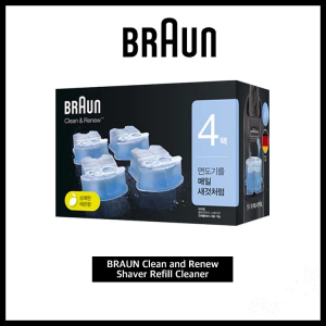【Ready Stock】BRAUN Clean and Renew Shaver CCR4 Refill Cleaner UniversalSpot of stock