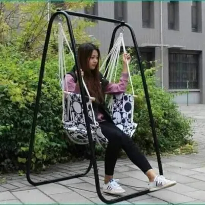 METAL STAND HEAVYDUTY ( FOR DUYAN) Thick Metal Frame Swing Home Rocking Chair Hammock