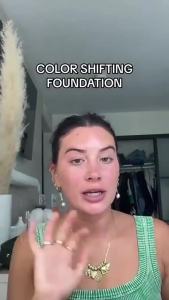 Foundation 4 in 1 - Medium Spectrum with SPF 50+ Color Changing Foundation Hydrating Color Changing Foundation Makeup Concealer Sun Protection Longwearing & Waterproof for All Skin Types