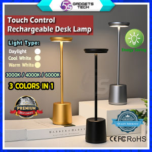 5S Aluminum Alloy Rechargeable LED Desk Lamp with Touch Control Wireless Table Lamp Night Reading Lamp