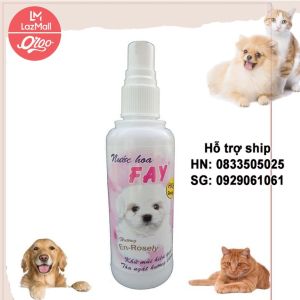 Orgo - . Nước hoa chó mèo  (5 loại) Nước hoa Fay CoolCheery En- Rosely cho thú cưng