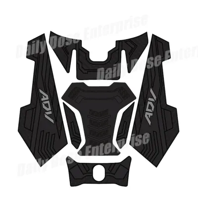 High Quality Honda ADV 160 Tank Pad Rubber Protector Premium Embossed Thick Body Accessory