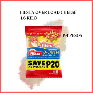 FIESTA PASTA SWEET 1.6 KILO| FIESTA PASTA OVER LOAD CHEESE 1.6 KILO| DELMONTE PASTA MERYENDA PACK | WITH SUACE | PERFECT PANG HANDAAN O MERYENDA SWEETE FILIPINO STYLE SPAGHETTI