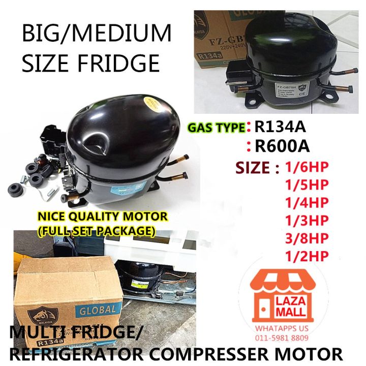 UNIVERSAL Types Peti Sejuk kompressor COMPRESSOR MOTOR NEW FRIDGE