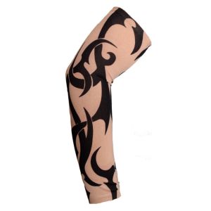 SERAPHYXO Breathable Cycling Arm Sleeve UV Protection Cycling Gloves Flower Arm Tattoo Sleeve Ice Silk Arm Sleeve Sunscreen Sun Protection Cover Men/Women