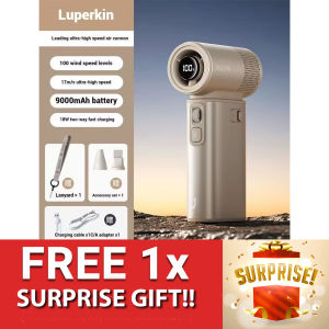 Readystock Jisulife Handheld Fan Ultra2 9000mAh Battery with Lighting and Super High Speed Wind