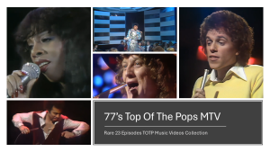 1977s Top of the Pops TOTP Music MTV Show 23 Episodes with 64GB USB Flash Drive with Plus Free Surprise Gift