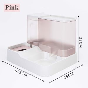 PMT Pet Automatic Food Water feeder 2.8L Dog Cat Large Capacity dispenser Pet Bowl COD