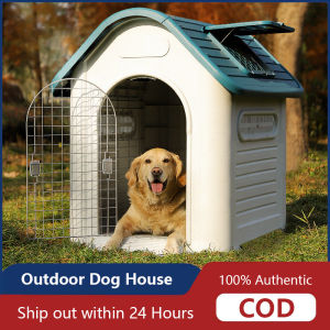 Outdoor dog house rain and windproof to keep warm small medium and large dogs and cats Easy to install and clean removable Four seasons universal