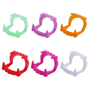 10PCS Halloween Dentures With Comfortable Fit Adults Kids Costume Accessories Vampires Teeth Party Favors