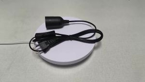 E27 Lamp Base 1.8m Power Cord Cable EU Plug with Switch Wire for Pendant LED Bulb Hanglamp Suspension Socket Holder