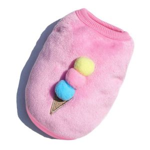 CUTE ELVES Cute Fleece Chihuahua Yorkshire Cartoon Dog Vest For Small Dogs Pet Dog Clothes Dog Sweater