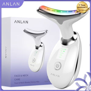 ANLAN Neck Beauty Device Max 7 Color Light Therapy Face Massager Firming Lifting Neck Lines Removing