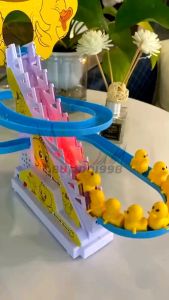 PROMO MAINAN ANAK JOLLY KARAKTER LUCU TRACK RACING BALAP NAIK TANGGA SET MAINAN ANAK