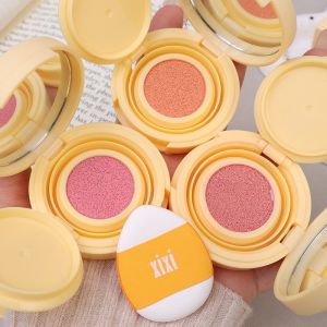 **แท้100%**คุชชั่นบรัชเนื้อแอร์ Xixi Air cushion blush สีลูกพีชส้มQ3 เนื้อแมตต์เนียนละเอียด ติดทนนานสัมผัสนุ่มลื่น ติดทนนาน สีสันเป็นธรรมชาติ น่ารักมากๆ