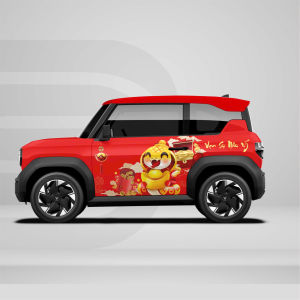Tem dán xe VF3 - Decal Sticker dán xe - Ds Decal- decal tết 2025