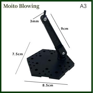 Moito Innovative And Practical Handmade Doll DIY Holder Action Figure Model Base Display Stand Black Bracket For 1 144 HG RG